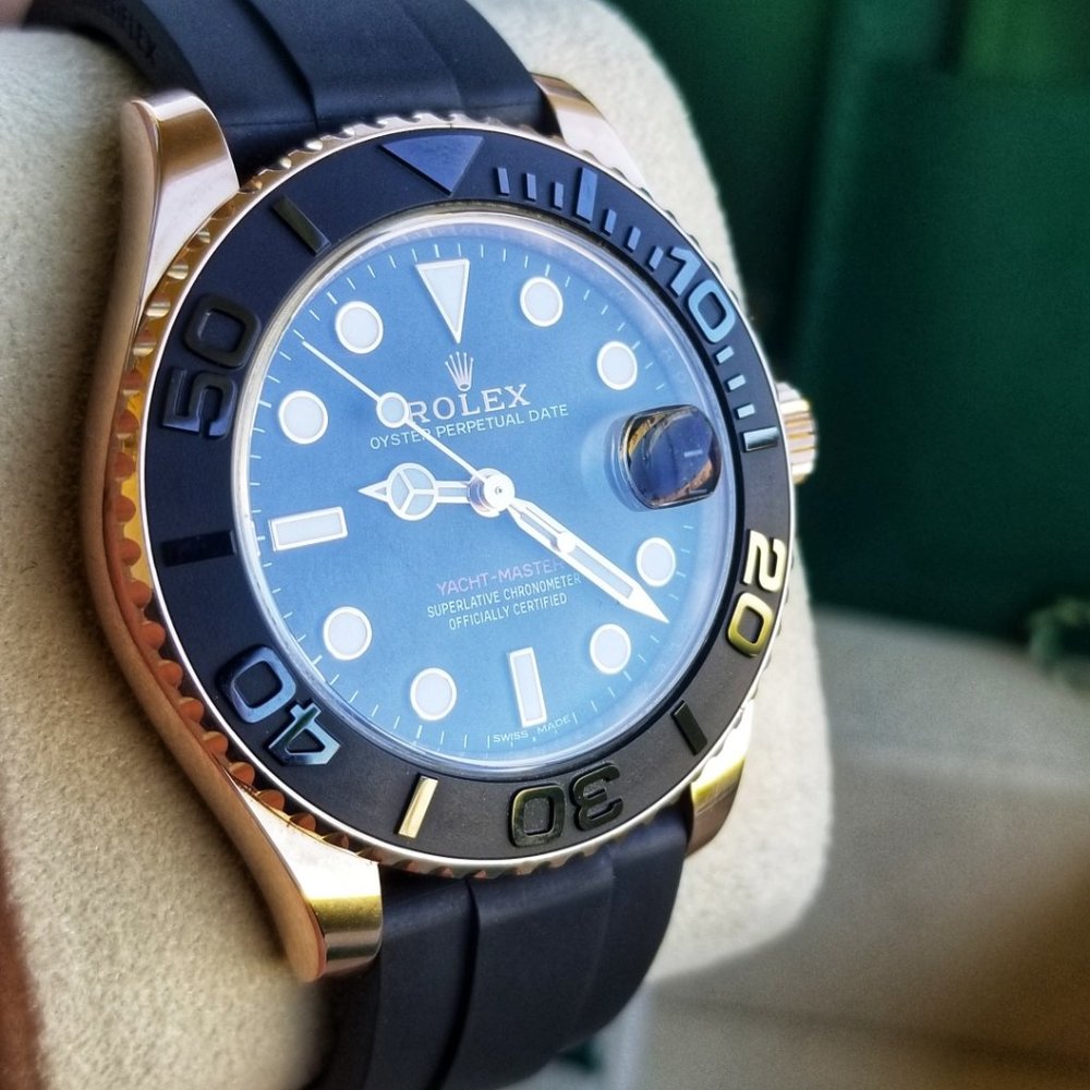 Rolex Yacht Master 18k Gold 268655 Mens Watch